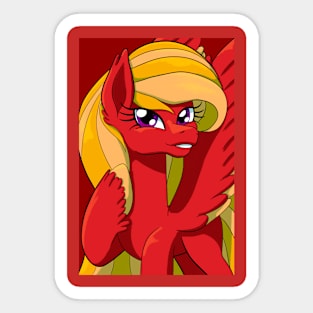 Ruby Pegasus Sticker